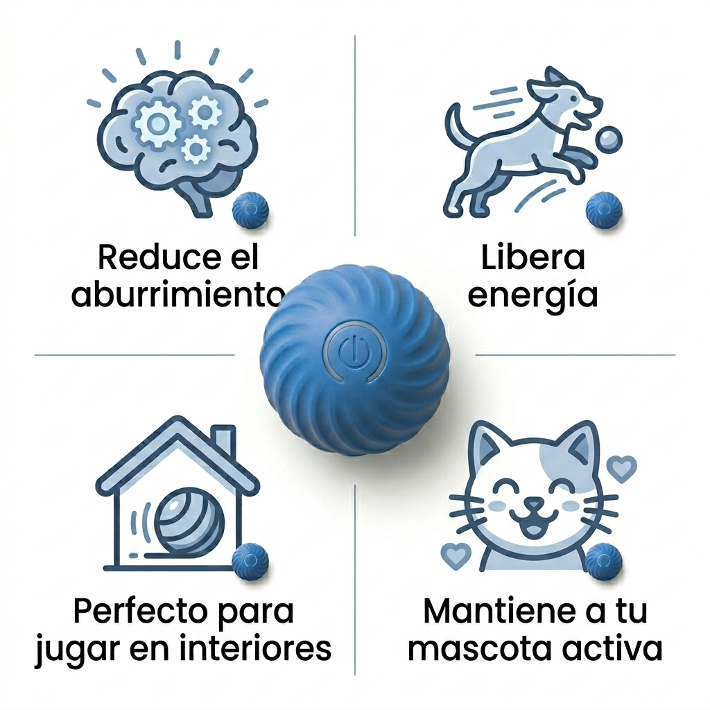 Pelota Inteligente para mascotas
