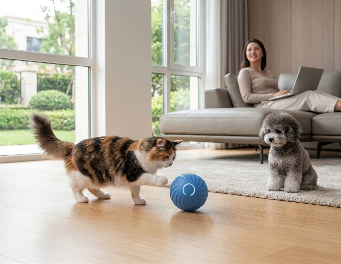 Pelota Inteligente para mascotas