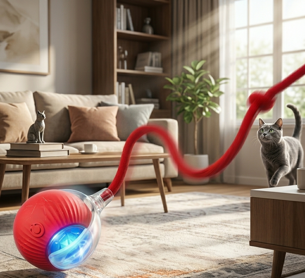 Pelota automática para mascotas